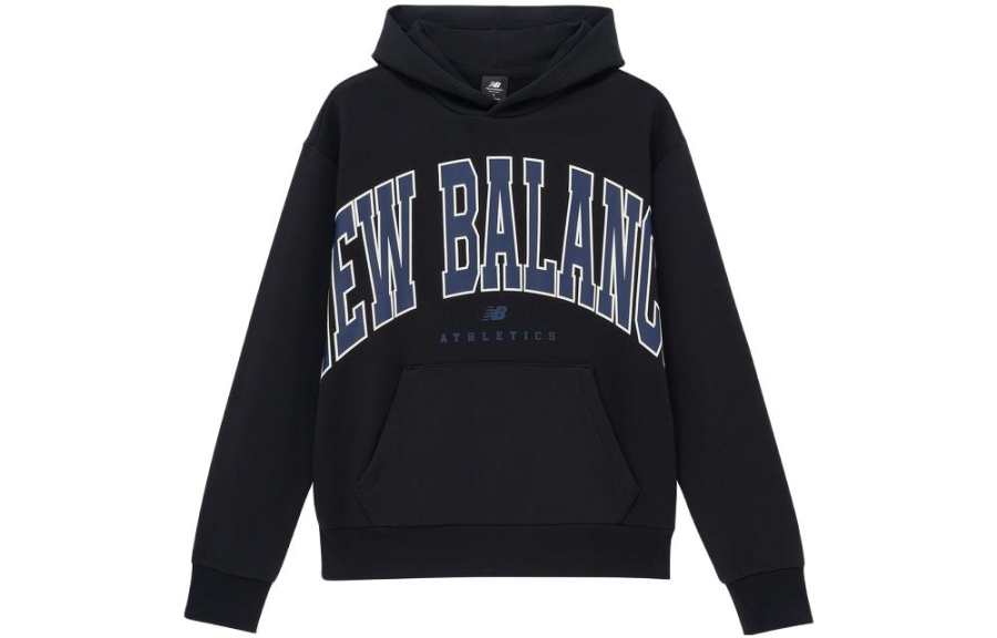 New Balance New Balance Sweatshirts Unisex Black Hooded Non Detachable Moderate Other