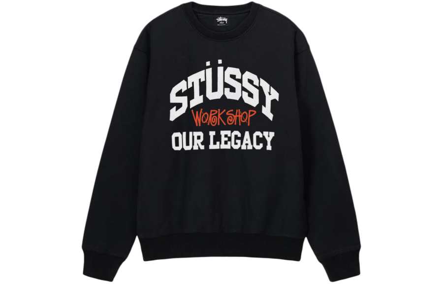 Stussy X Our Legacy Ol Collegiate Pigment Dyed Crewneck