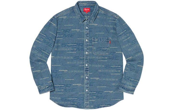 Supreme Supreme Dimensions Logo Denim Shirt