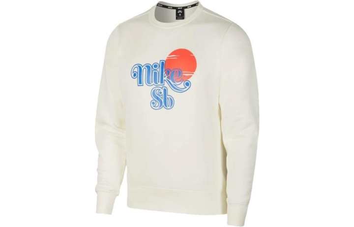 Nike Nike Sweatshirts Men's White Crew Neck Moderate Other