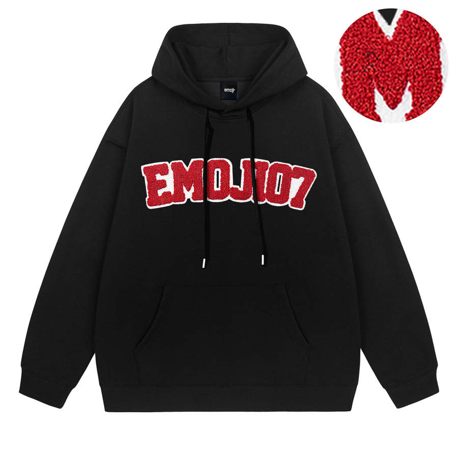 Emoji Sweatshirts Unisex Hooded Moderate Regular