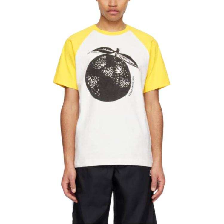 KENZO T Shirts Men's White Crew Neck Moderate Straight Fit