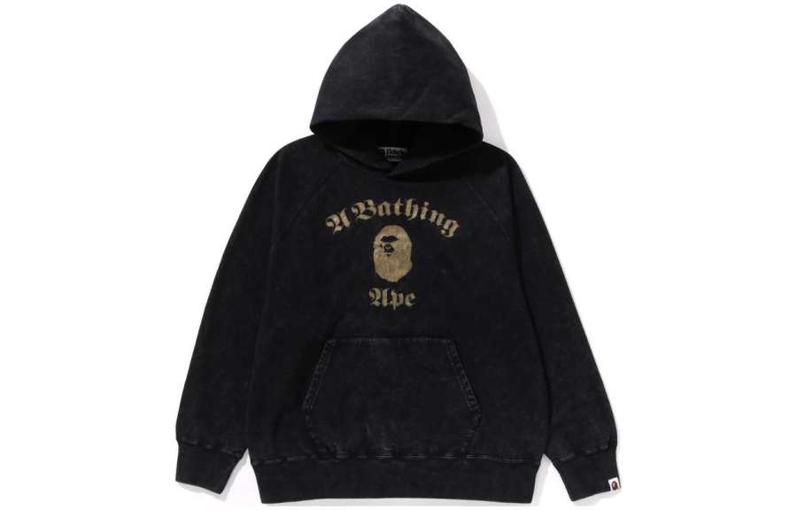 A BATHING APE Bape A BATHING APE Overdye Pullover Relaxed Fit Hoodie