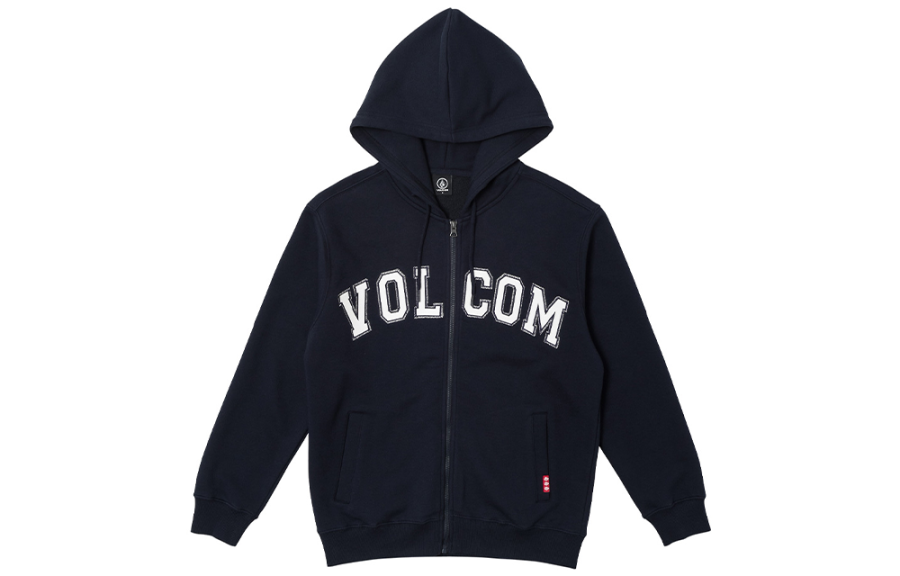 VOLCOM Sweatshirts Unisex Hooded Moderate Cardigan