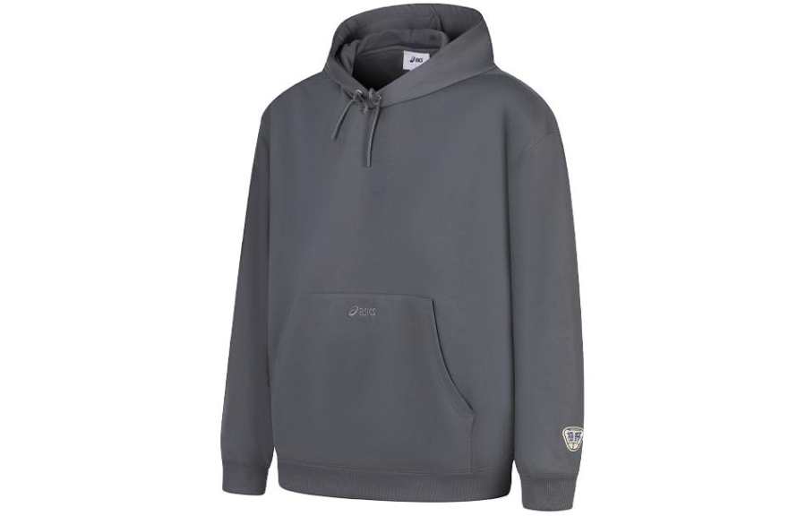 ASICS ASICS Sweatshirts Unisex Gray Hooded Moderate Regular