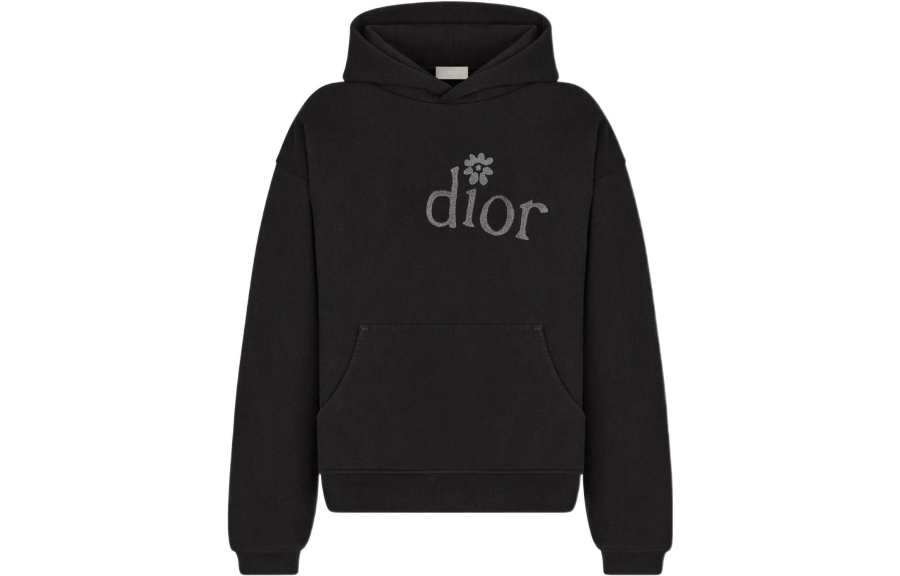 DIOR X Erl Relaxed Fit Hooded Sweatshirt
