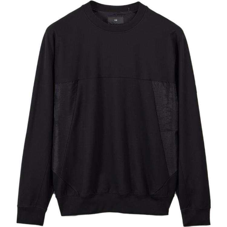 Y-3 Y 3 Sweatshirts Unisex Black Crew Neck Moderate Regular