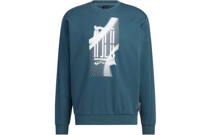 Adidas Adidas Wuji Series Sweatshirts Men's Midnight Gray Crew Neck Moderate Regular