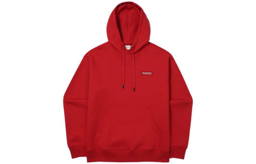 FILA Sweatshirts Unisex Red Hooded Moderate Regular