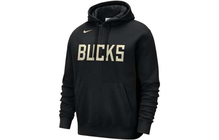 Nike Nike Nba Milwaukee Bucks Courtside Fleece Loose Fit Hoodie