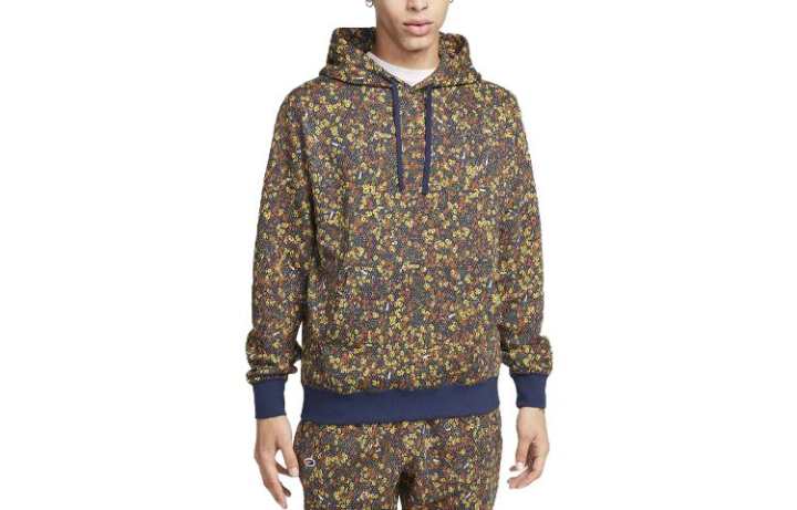 Nike Nike Sweatshirts Men's Marine Blue Hooded Moderate Regular