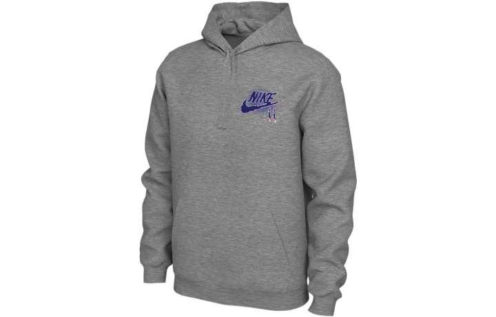 Nike Nike Sweatshirts Men's Gray Hooded Moderate Regular