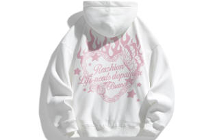 REXSHION Sweatshirts Unisex Hooded Moderate Regular