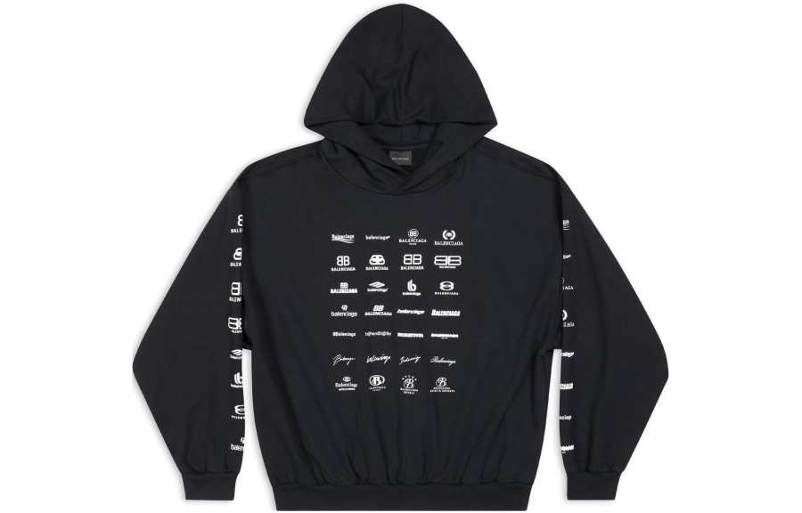 Balenciaga 【Previous Season】Archives Logos-print hoodie