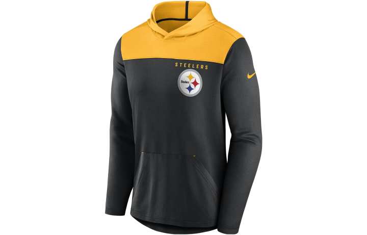 Nike Nike Sweatshirts Men's Gray Hooded Moderate Regular