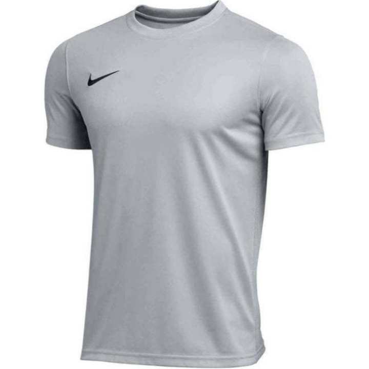 Nike Nike T Shirts Men's Gray Crew Neck Moderate Straight Fit