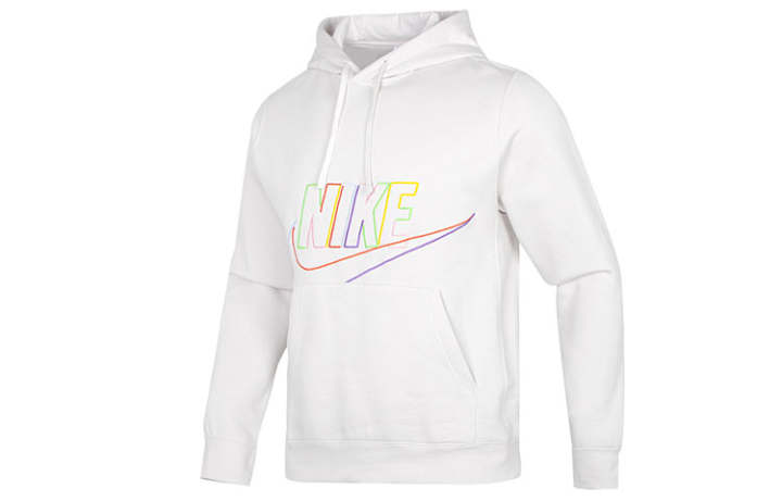 Nike Nike Sweatshirts Men's White Hooded Moderate Regular