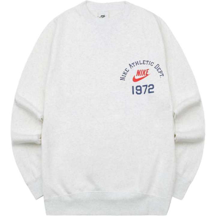 Nike Nike Sweatshirts Men's White Crew Neck Moderate Regular