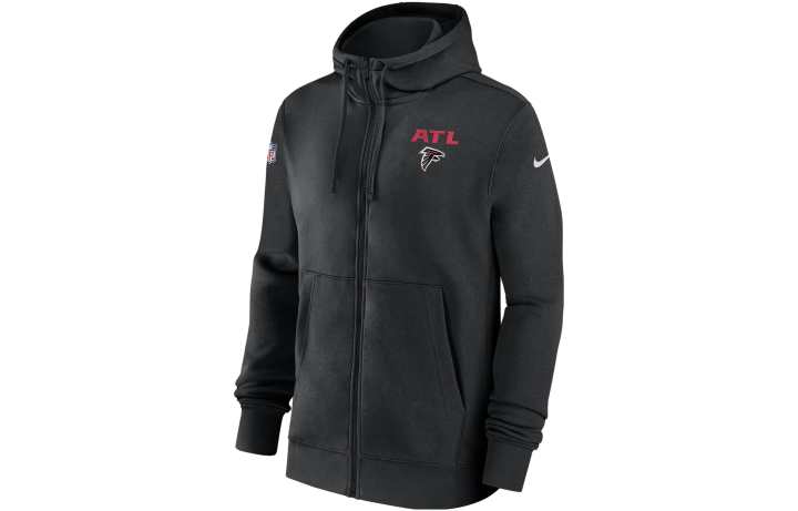 Nike Nike Sweatshirts Men's Black Hooded Moderate Cardigan