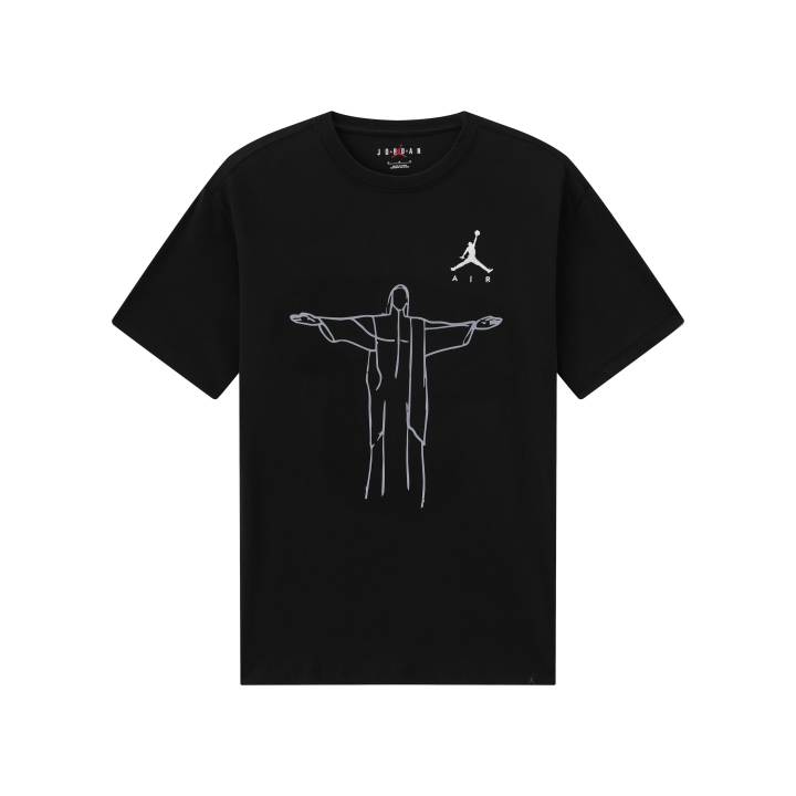 Jordan Jordan T Shirts Unisex Black Crew Neck Moderate Straight Fit