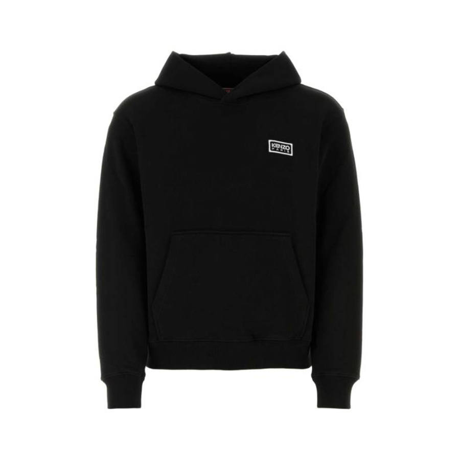 KENZO KENZO Logo Embroidered Drawstring Hoodie