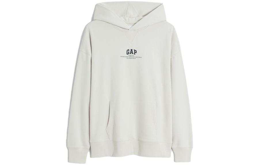 GAP GAP Sweatshirt Unisex Gray White