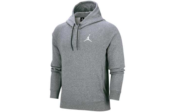Jordan Jordan Sweatshirts Men's Gray Hooded Moderate Regular