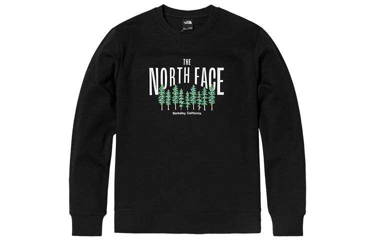 THE NORTH FACE Sweatshirts Men's Black Crew Neck Thickened Regular