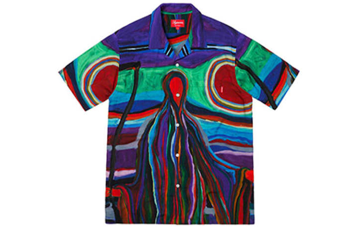 Supreme Supreme Reaper Rayon Short Sleeve Shirt