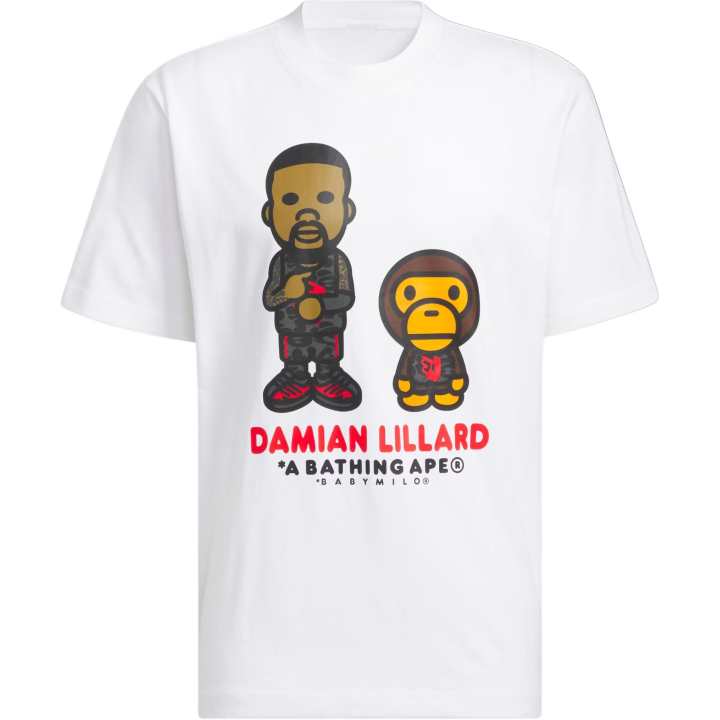Adidas Bape X Adidas Dame Baby Milo Tee