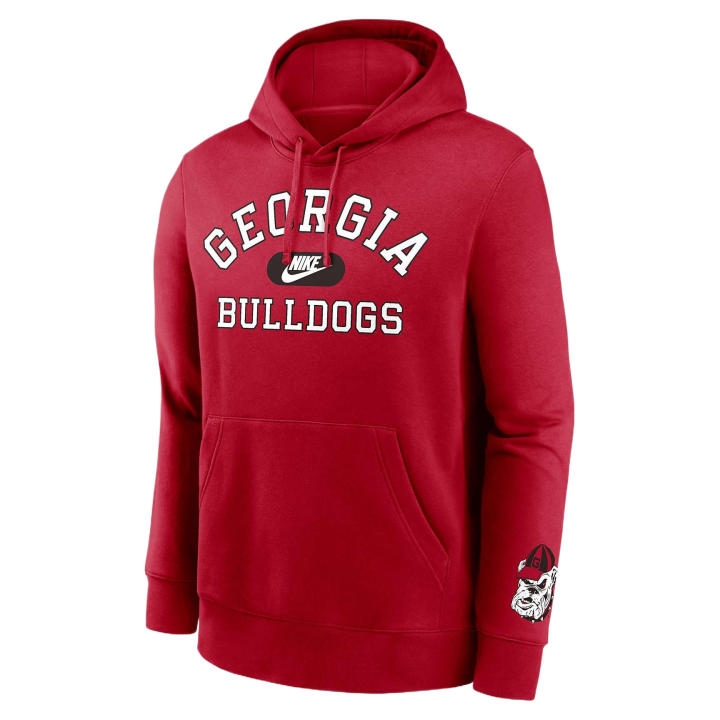 Nike Nike Georgia Bulldogs Legacy Club Foundational Men's Nike College Pullover Hoodie
