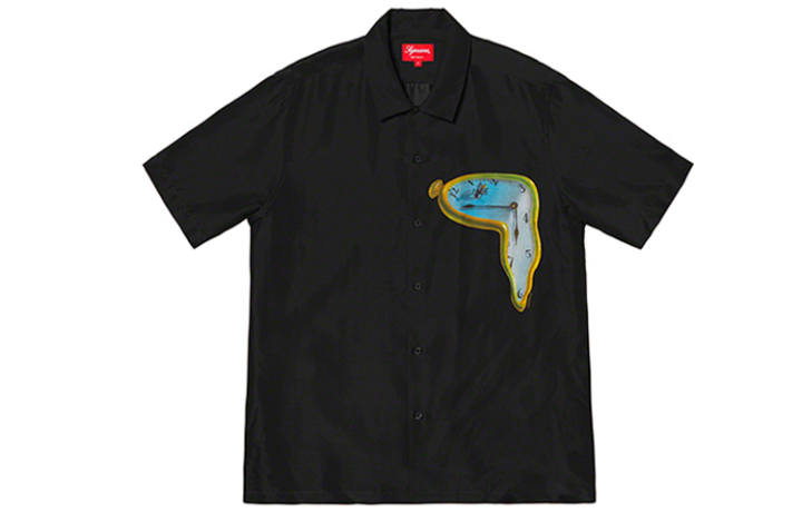 Supreme Supreme The Persistence Of Memory Silk S/S Shirt
