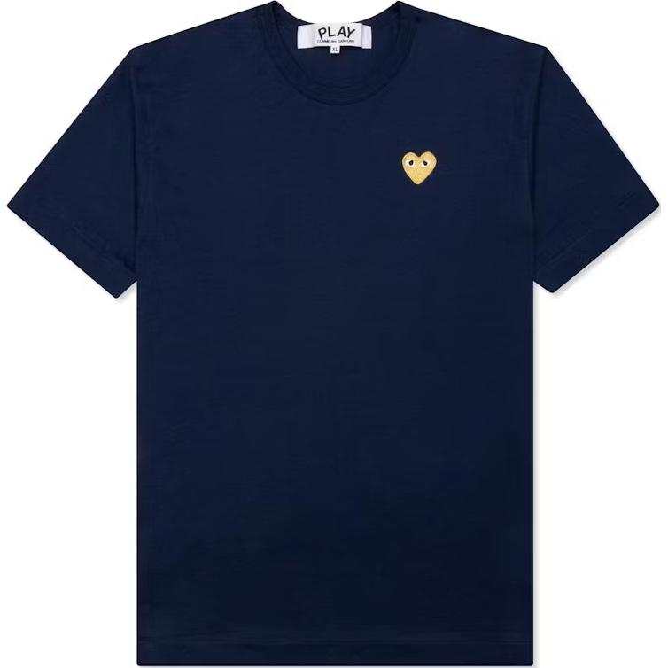 CDG Play T Shirt Men's Marine Blue