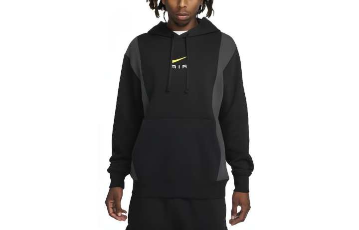 Nike Nike Sweatshirts Men's Black Hooded Moderate Regular