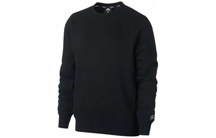 Nike Nike Sweatshirts Men's Black Crew Neck Thickened Regular