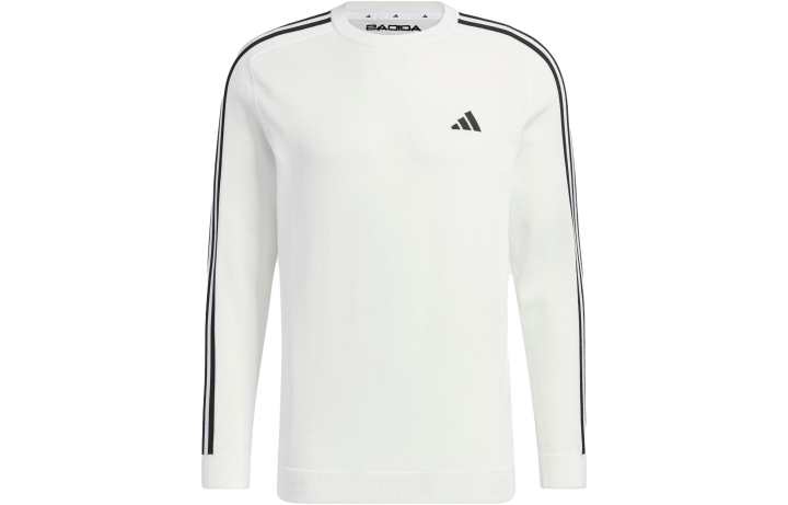 Adidas Adidas Sweatshirts Men's White Crew Neck Moderate Regular
