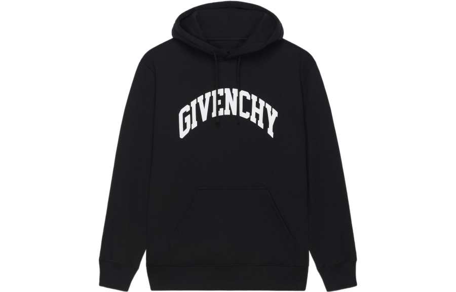 Givenchy Givenchy Logo Printed Drawstring Hoodie