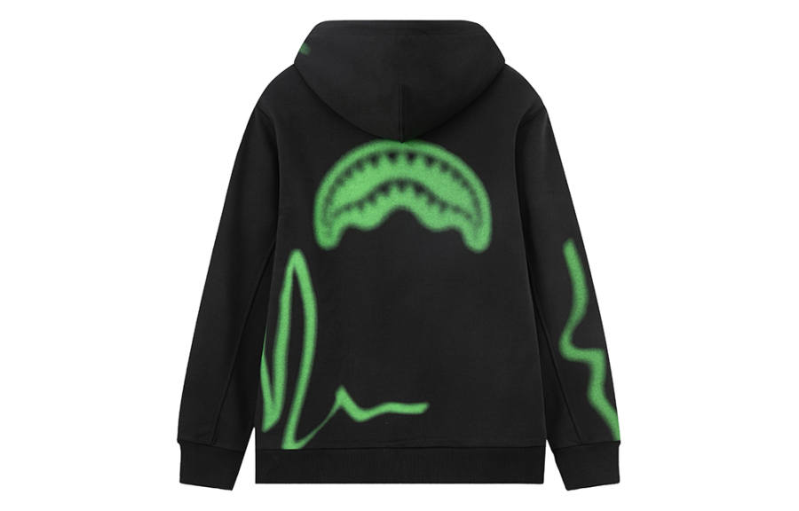 SPRAYGROUND Sweatshirts Unisex Black Hooded Moderate Regular
