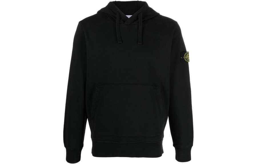 STONE ISLAND STONE ISLAND Logo Patch Drawstring Hoodie