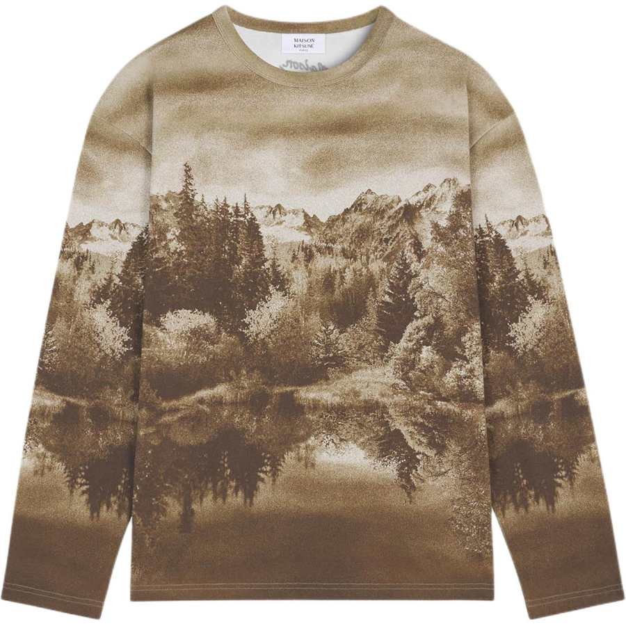 Maison Kitsune FW24 T Shirt Men's Smoky