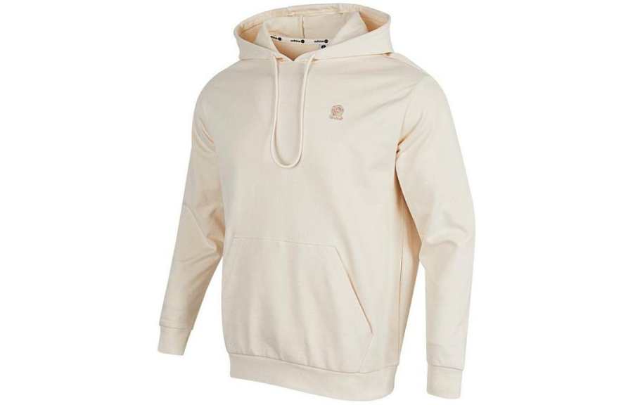 Adidas Neo Sweatshirts Unisex Ecru Hooded Moderate Regular