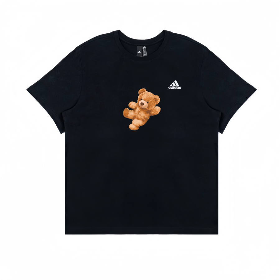 Adidas Adidas T Shirts Unisex Black Crew Neck Moderate Straight Fit