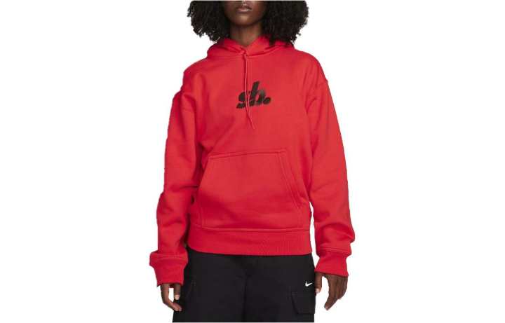 Nike Nike Fleece Pullover Skate Hoodie Sweatshirt Unisex Red