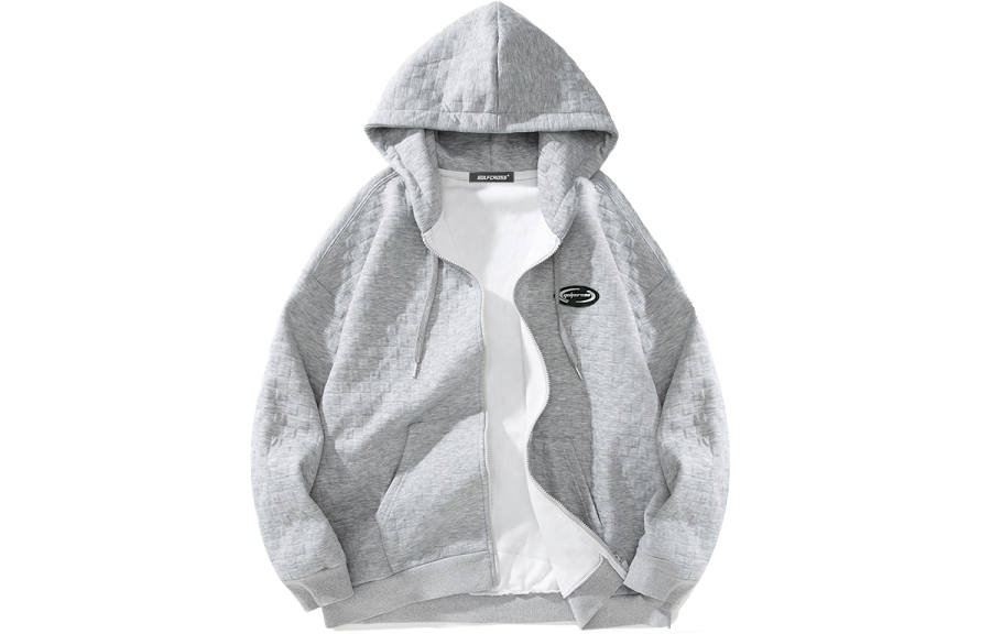 GOLFCROSS Sweatshirts Unisex Hooded Thickened Cardigan