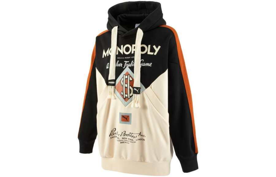 PUMA X Staffonly X Monopoly Sweatshirts Unisex Black Hooded Moderate Other