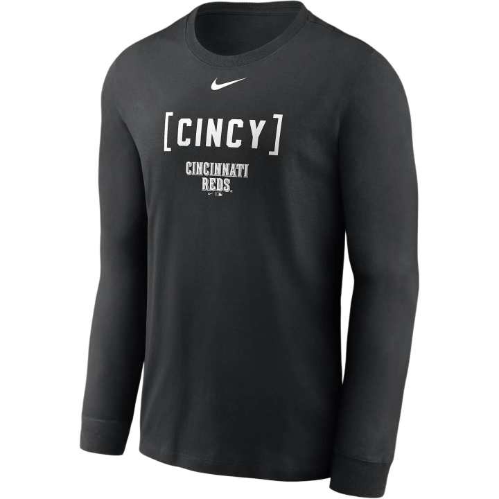 Nike Nike Cincinnati Reds Fashion Men's Nike Mlb Long-Sleeve T-Shirt