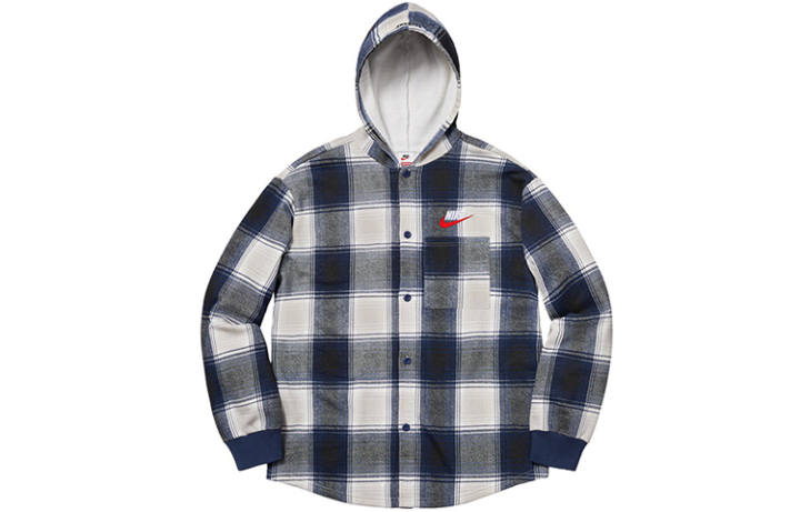 Supreme Supreme Nike Plaid Hooded Sweatshirt
