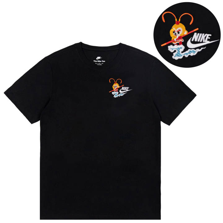 Nike Nike T Shirts Unisex Black Crew Neck Thin
