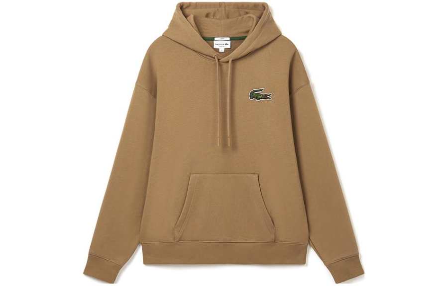 LACOSTE LACOSTE Logo-patch Organic-cotton Hoodie