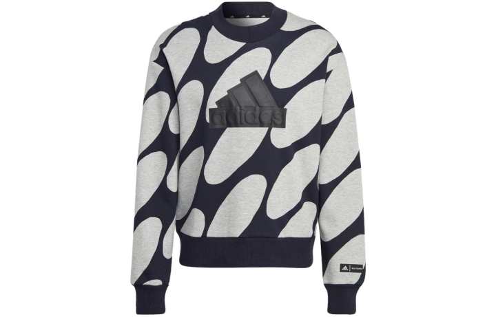 Adidas Adidas Sweatshirts Men's Medium Gray Crew Neck Moderate Regular